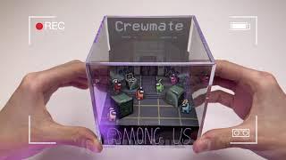 How to make an Among Us  Diorama Cube - Easy  DIY miniature Tutorial