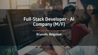 Full-Stack Developer - AI Company (M/F)