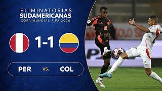 PERÚ vs. COLOMBIA [1-1] | RESUMEN | ELIMINATORIAS SUDAMERICANAS | FECHA 7