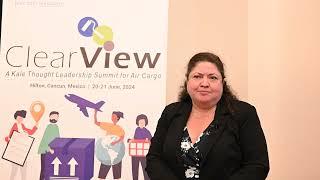 Ms. Sandra Gregory speaking at CLEAR VIEW 2024 - Cancun, Mexico | Kale Info Solutions