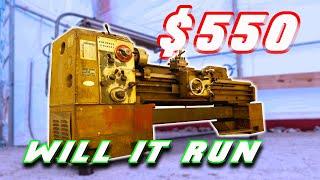 Cheap Lathe / Will it Run & Make Chips ?... Non CNC Machine