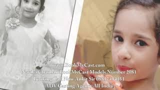 Navika Chauhan BookMyCast Models Number 2081 ADV Casting Agency ALL INDIA