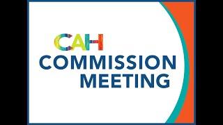 CAH Full Commission Regular Meeting (September 28, 2022)