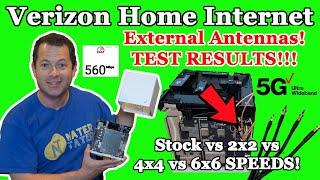  TEST RESULTS! Verizon 5G Home Internet New Cube Gateway - External Antenna Speeds - ARC-XCI55AX