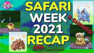 SAFARI WEEK 2021! 8 SHINY POKEMON (& FAILS) - SAFARI ZONE SHINY POKÉMON