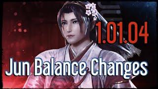 Jun Balance Changes 1.01.04 Update Patch Notes TEKKEN 8