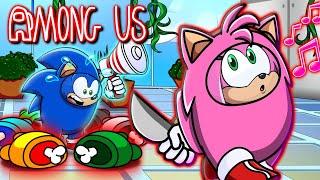  SO MANY BODIES!! - Sonic & Amy Play 15 PLAYER Among Us LIVE!!