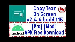 copy text on screen pro apk free download | copy text on screen mod apk |how to use copy text on scr