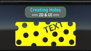 Creating Hole in 2D sprites and UI images | Stencil Testing | UI/Default Shader | Unity Game Engine