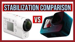 #SONY FDR X3000 Vs #GOPRO HERO 9 BLACK | Stabilization Test