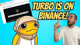 Turbo is listed on BINANCE! What is next for Turbo Toad? BULLISH!!