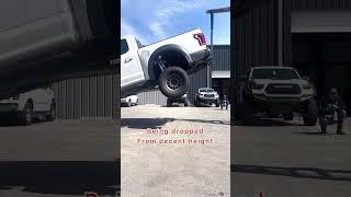 Ford Raptor drop test |#youtubeshorts #shorts