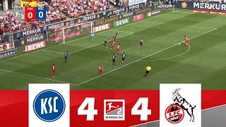 Karlsruher SC gegen 1. FC Köln [4-4] | 2. Bundesliga 2024/25 | Spielen Höhepunkte!