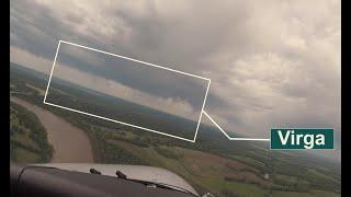 Student Pilot Touch and Go's with nearby Convection