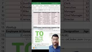 Vlookup for multiple Columns together #excel #tutorial #vlookup #formula