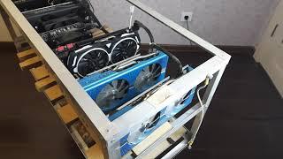 Самая типичная mining ферма "продавца лопат" RX590 8Gb, GTX 1070, RX 570, 1660 Super, Quadro P4000