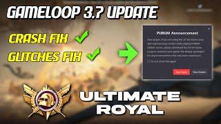 PUBG MOBILE 3.7 UPDATE CRASH FIX  - GAMELOOP CRASH FIX 2025 - ULTIMATE HIGHLIGHTS - POWERSHOW