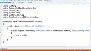 14 How to create & use Custom Model Binder In ASP.NET MVC
