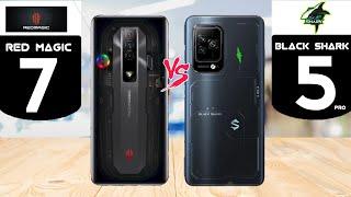 Red Magic 7 Vs Black Shark 5 Pro  Comparison || Camera Test || PUBG Test || Battery Test || Price