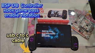 xbox game pass BSP D8 controller enable vibration