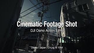 DJI Osmo Action 5 Pro / Cinematic Video 4K / Film Look Creator plugin / Using bleach bypass effect