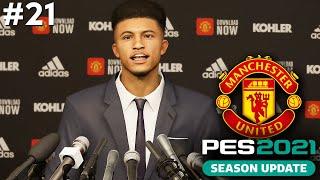 PES 2021: Manchester United Master League #21 - SANCHO SIGNS