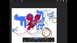 Slow Procreate Tutorial 5 - Layers  - The Layer Alpha Mask - For iPad