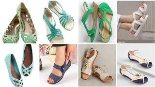 simple and unique office wear flat sandals || flat shoes 2024 || @syetafashion1988