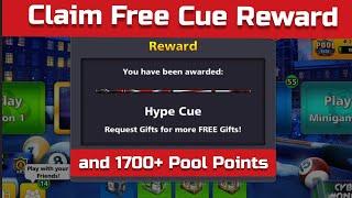 Claim Free Hype Cue Reward 8 Ball Pool