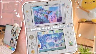  customize my first 3DS with me | aesthetic cozy gaming diy vlog ʕ•ᴥ•ʔ