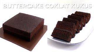 BUTTERCAKE COKLAT KUKUS EMPUK PADAT NYOKLAT // STEAMED CHOCOLATE BUTTERCAKE