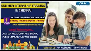 Free Internship Training in Chennai - DLK CDC