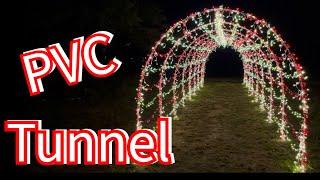 How to build a Christmas archway tunnel out of PVC