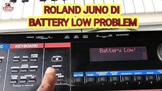 Roland Juno Di Battery Low Problem Solution 100%  / juno di battery low