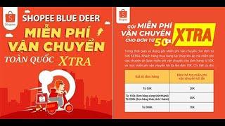 Hướng sử dụng mã FREESHIP EXTRA + HOÀN XU 10% của SHOPEE khi mua hộp đựng giày dép - BLUE DEER