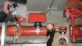 Zone Control Valve & Flow Switch Internal Structure & Connection for Wet Firefighting System