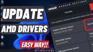 How to Update AMD Radeon Graphics Card Drivers | AMD Radeon Software Download & Install