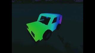 An accurate depiction of the rainbow car in Unturned.