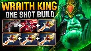 x4 Divine Rapiers Wraith King One Shot 38 Kills Solo Carry | Dota 2 Gameplay