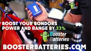 Make your Sondors bike even better!- Booster Batteries