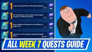 Fortnite Complete Week 7 Quests - How to EASILY Complete Week 7 Challenges in Chapter 5 Season 1