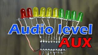 How to make a simple audio level meter using a single IC 2029 - audio level