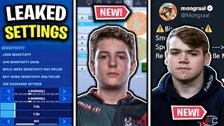 NEW Leaked Settings Update, Mongraal's NEW Sens/Keybinds & Clix's NEW Colorblind mode!