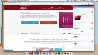 Visual customizer for Magento