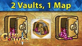 Gems of War: 2 Vaults in 1 Map | Treasure Hunter Achievement