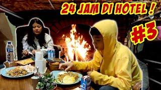 24 JAM NGINAP DI HOTEL PART 3, MAKAN DI PERAPIAN ! Vlog Liburan Bandung | CnX Adventurers