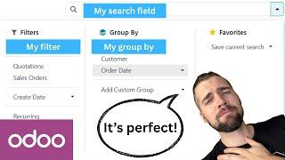 Adding Search Terms, Filters, and Group Bys in Odoo