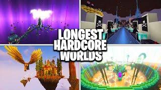 Longest Hardcore Minecraft Worlds (10,000+ Days)