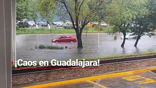 ¡GUADALAJARA BAJO EL AGUA | La lluvia provoca inundaciones de más de medio metro