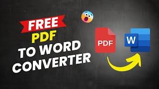 Free Online PDF to Word Converter, Editor & Reader